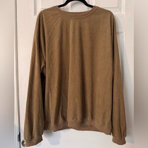 Corduroy sweatshirt